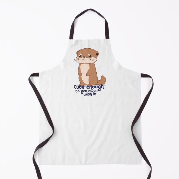 Item preview, Cute Enough to Get Away With It | Angry Kawaii Otter Funny Cartoon designed and sold by Hallowed Artistry.