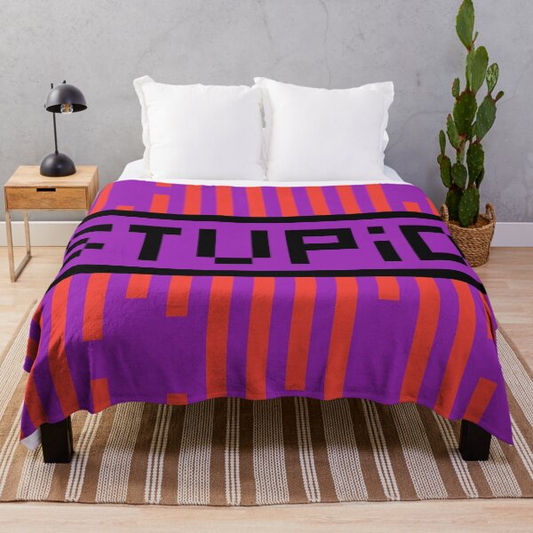 Item preview, STUPID — Pixel Art Word | Retro 8-Bit Two-Tone Typography designed and sold by Mouremandier.