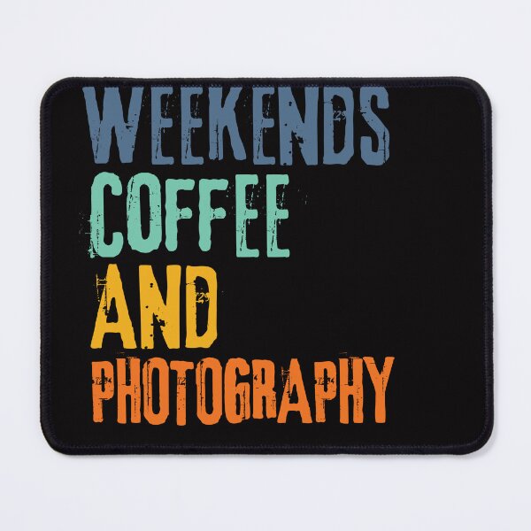 Item preview, Funny Retro Weekends Coffee and Photography designed and sold by WeirdlyRare.