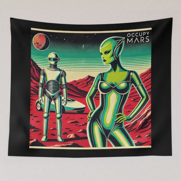 Item preview, SpaceX Starship Rocket Launch | Mars Mission Space Exploration Design designed and sold by TEEJAMBOREE.