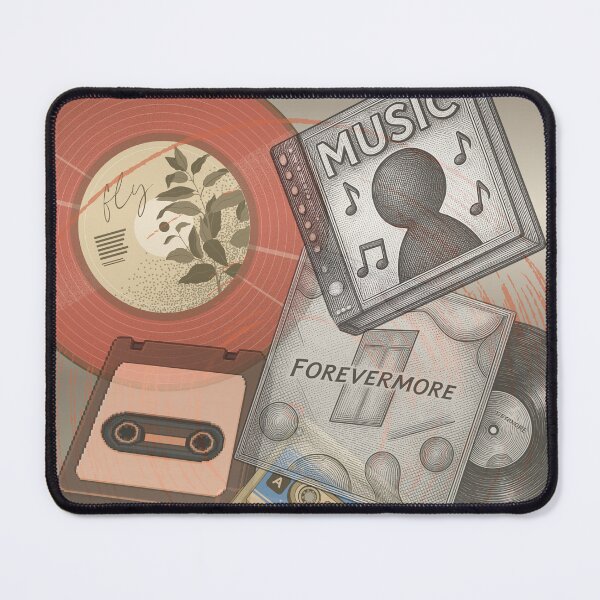 Item preview, Fly Music Forevermore Collage designed and sold by BrightrDayMusicArt.