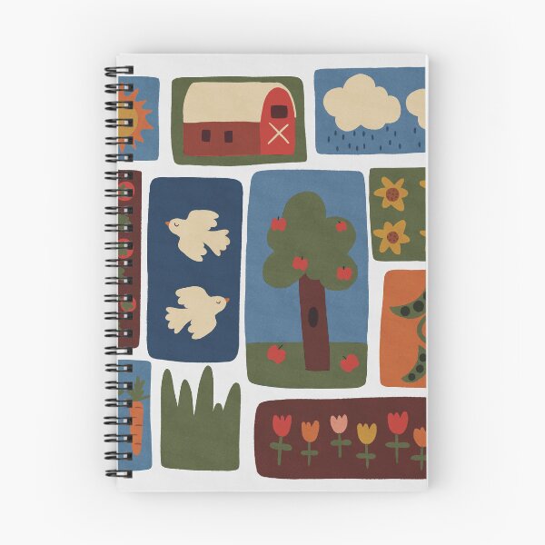 Item preview, august sun, folk art, naive art, minimalist art designed and sold by KitschByKate.