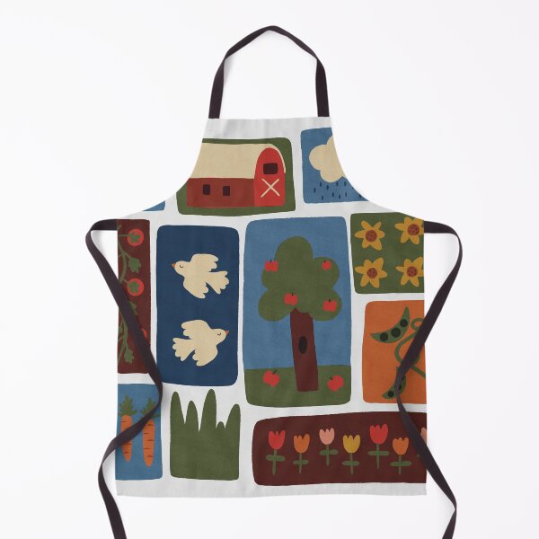 Item preview, august sun, folk art, naive art, minimalist art designed and sold by KitschByKate.