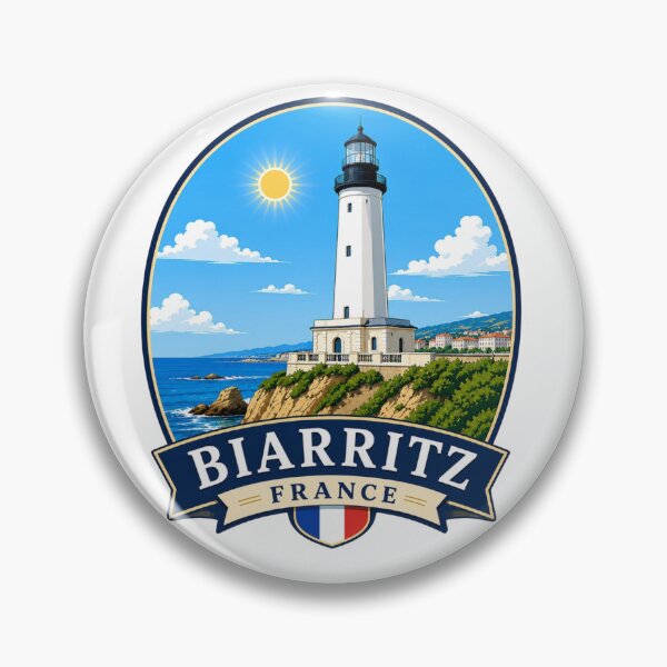 Item preview, Biarritz Lighthouse, France Atlantic Coast designed and sold by Myra365Art.
