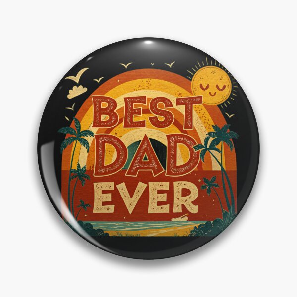 Item preview, best dad ever sunset designed and sold by GogoGrove.