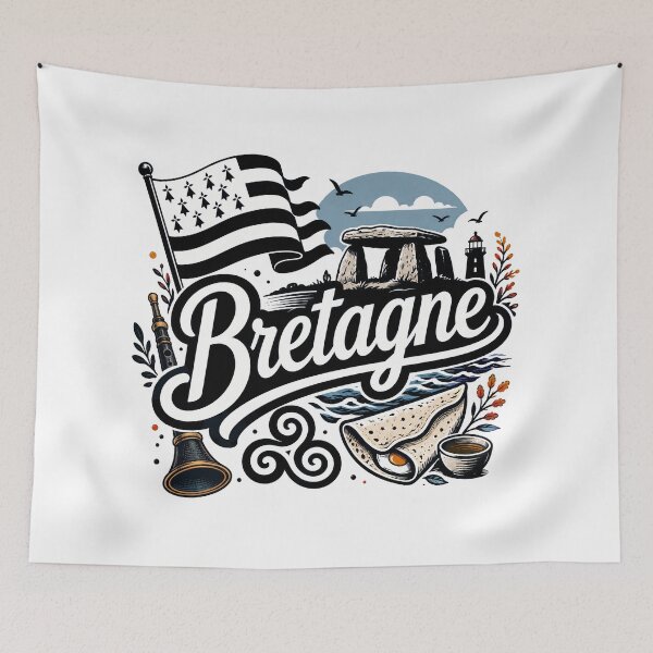 Item preview, Bretagne sign, flag and breton symbols designed and sold by 1enchik.