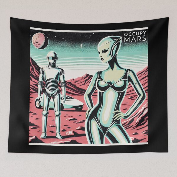 Item preview, SpaceX Starship Rocket Launch | Mars Mission Space Exploration Design designed and sold by TEEJAMBOREE.