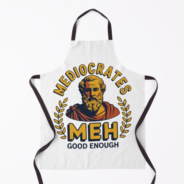 Item preview, Sarcastic Mediocrates Meh Good Enough Philosophy T-Shirt Retro Graphic designed and sold by MerchlyMike.