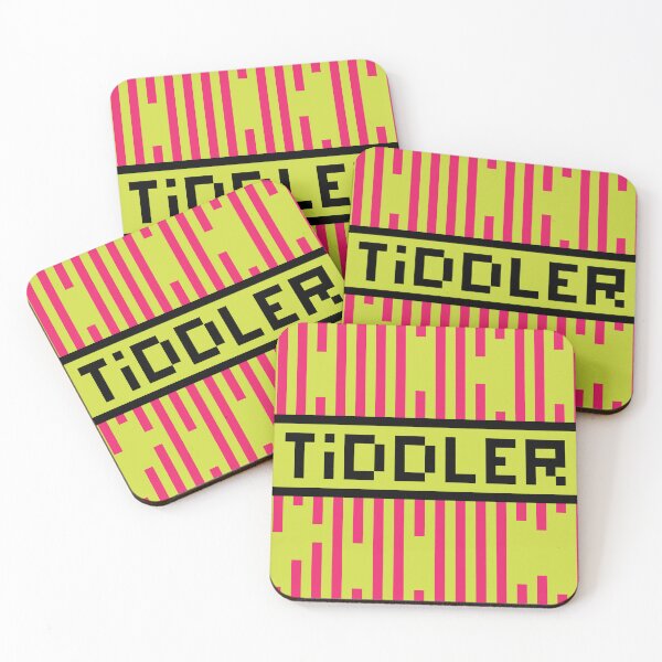 Item preview, TIDDLER — Pixel Art Word | Retro 8-Bit Two-Tone Typography designed and sold by Mouremandier.