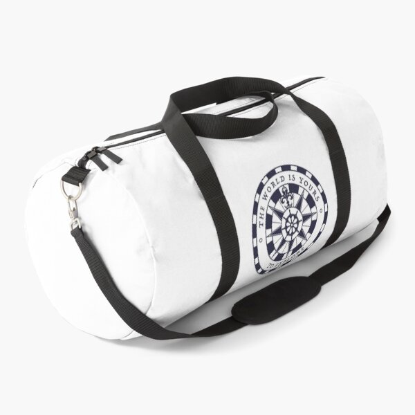 Item preview, Vintage Compass Travel Quote: The World Is Yours designed and sold by oceanys.