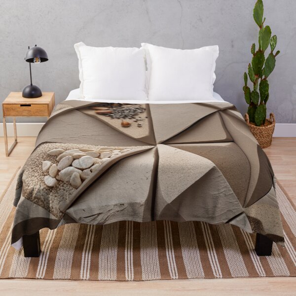 Item preview, Triangular Clay Polygons Desert Sand Painting designed and sold by EnmarcArt.