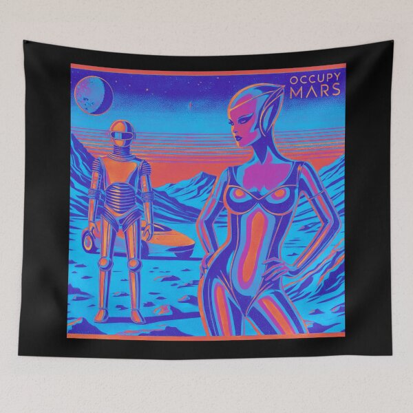 Item preview, SpaceX Starship Rocket Launch | Mars Mission Space Exploration Design designed and sold by TEEJAMBOREE.