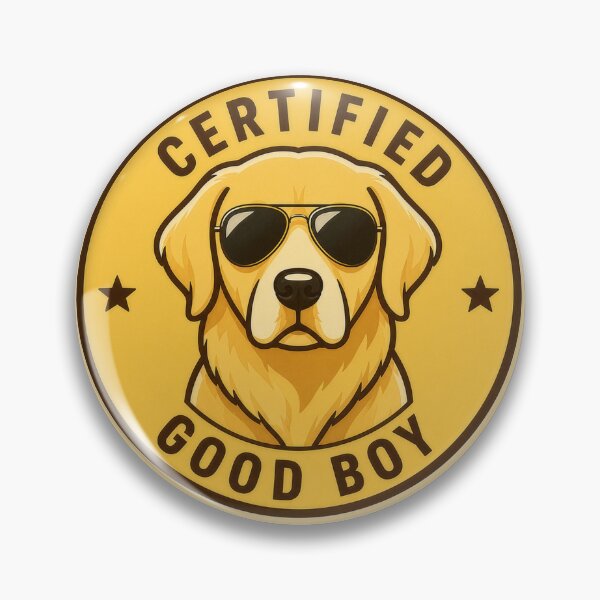 Item preview, Certified Good Boy – Cool Labrador Retriever designed and sold by Elmer Green.