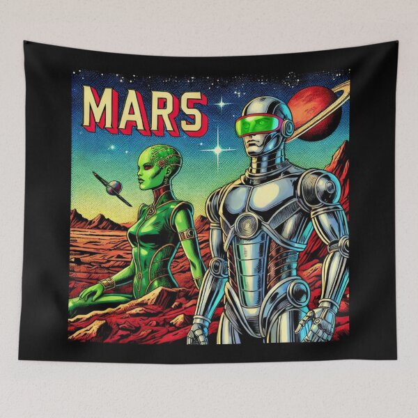 Item preview, SpaceX Starship Rocket Launch | Mars Mission Space Exploration Design designed and sold by TEEJAMBOREE.