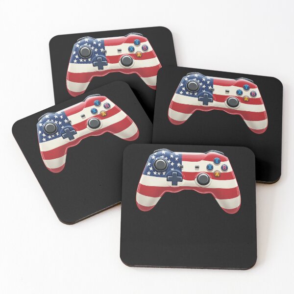 Item preview, American Flag Gamer 4th of July Video Games USA Patriotic designed and sold by smartrocket.
