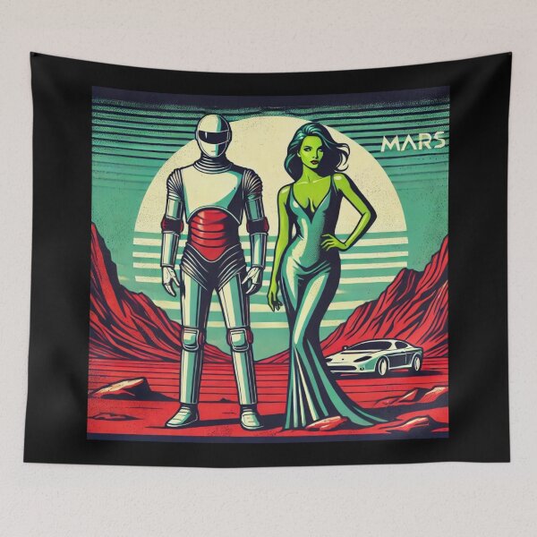 Item preview, SpaceX Starship Rocket Launch | Mars Mission Space Exploration Design designed and sold by TEEJAMBOREE.