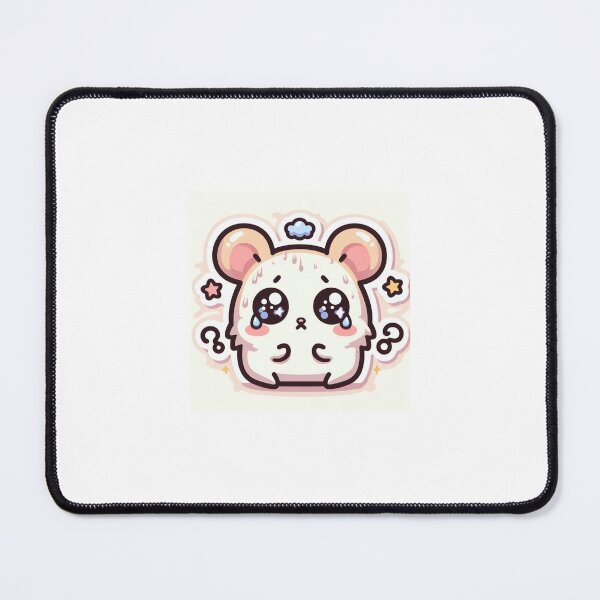 Item preview, Kawaii Anxiety Hamster Sticker designed and sold by PastelPawsArt.