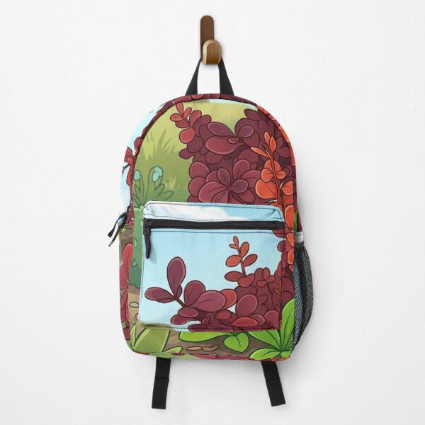 Item preview, Vibrant Red Barberry Bush Whimsical Garden Illustration designed and sold by AirCrayons27.