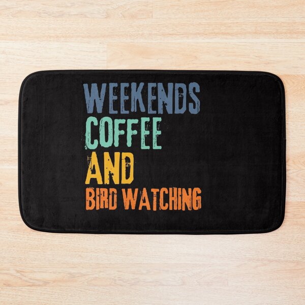 Item preview,   Funny Retro Weekends Coffee and Bird Watching designed and sold by WeirdlyRare.