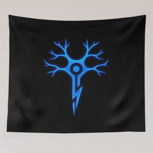 Item preview, Electric Neural Tree – Cyber Energy Symbol designed and sold by Zenvo.