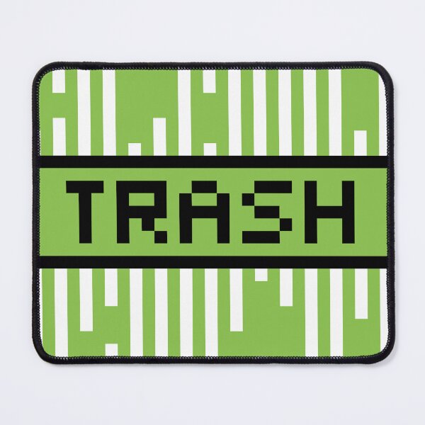 Item preview, TRASH — Pixel Art Word | Retro 8-Bit Two-Tone Typography designed and sold by Mouremandier.