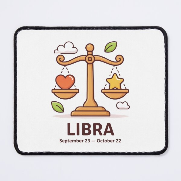 Item preview, Cute Libra Zodiac Scale Design | Libra Astrology Birthday Gift designed and sold by Cool-cat-art.