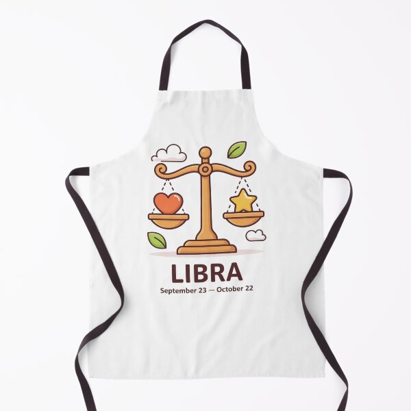 Item preview, Cute Libra Zodiac Scale Design | Libra Astrology Birthday Gift designed and sold by Cool-cat-art.