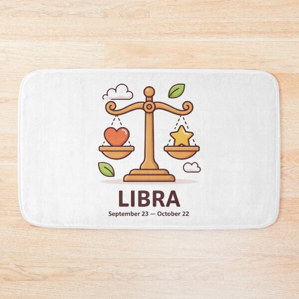 Item preview, Cute Libra Zodiac Scale Design | Libra Astrology Birthday Gift designed and sold by Cool-cat-art.