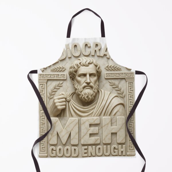 Item preview, Mediocrates Meh Good Enough T-Shirt - Funny Greek Marble Statue Graphic designed and sold by MerchlyMike.