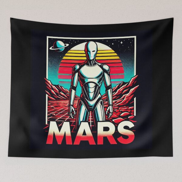 Item preview, SpaceX Starship Rocket Launch | Mars Mission Space Exploration Design designed and sold by TEEJAMBOREE.