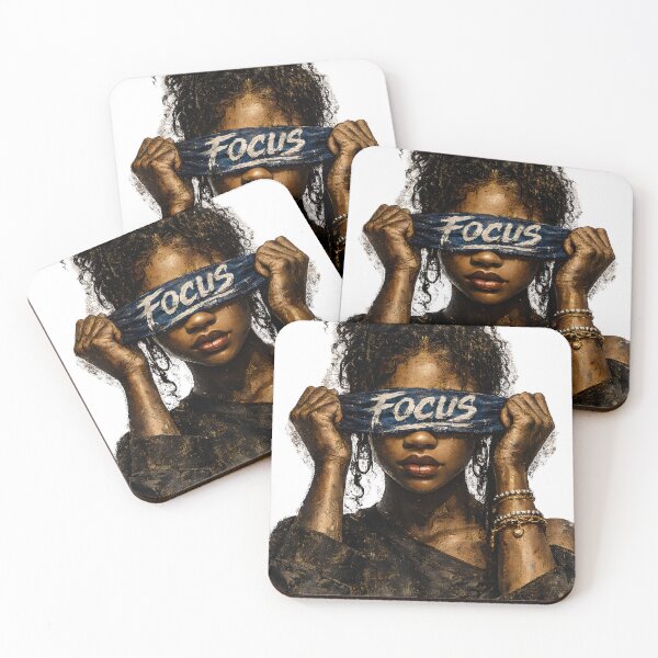 Item preview, Blinded By Focus - Textured Gold & Black Portrait designed and sold by digitalbob60.
