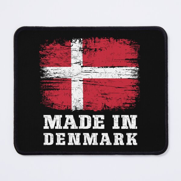 Item preview, Made in Denmark Retro Distressed Danish Flag designed and sold by Dmetalx Art Apparel.