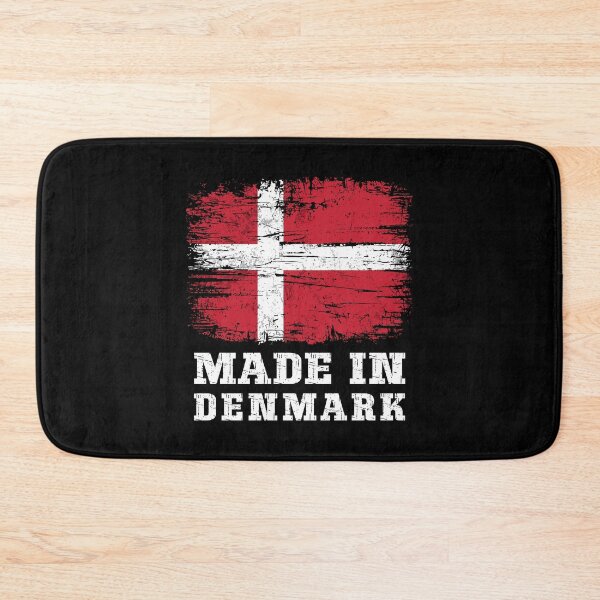 Item preview, Made in Denmark Retro Distressed Danish Flag designed and sold by Dmetalx Art Apparel.