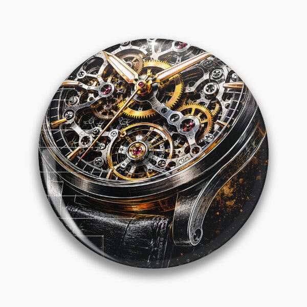 Item preview, The Anatomy of Time – Skeleton Watch Blueprint designed and sold by WhisperFrame.