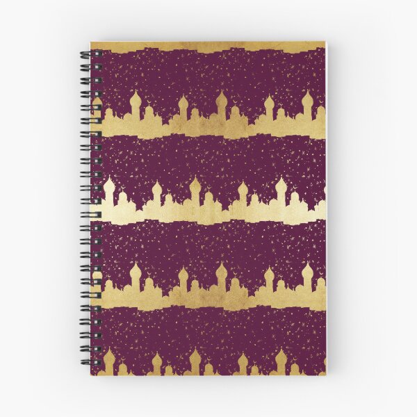 Item preview, Arabian Nights Wine Red Gold Foil Pattern designed and sold by KaramfilaS.