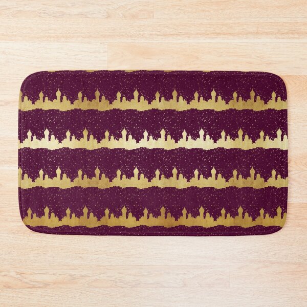 Item preview, Arabian Nights Wine Red Gold Foil Pattern designed and sold by KaramfilaS.