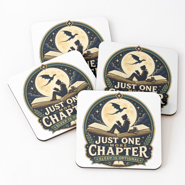 Item preview, Just One More Chapter – Sleep Is Optional Fantasy Reader Design designed and sold by Digital Culture Studio.