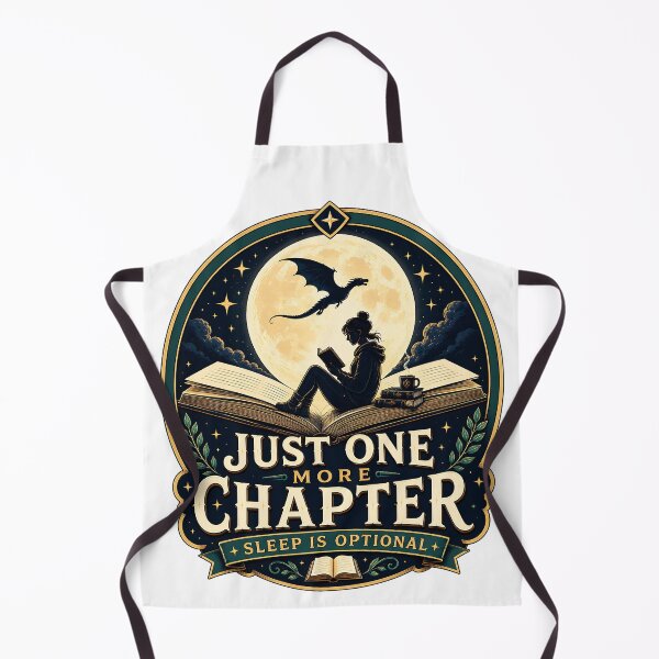 Item preview, Just One More Chapter – Sleep Is Optional Fantasy Reader Design designed and sold by Digital Culture Studio.