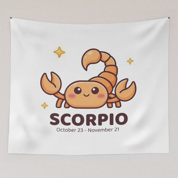 Item preview, Cute Scorpio Zodiac Scorpion Design | Scorpio Astrology Birthday Gift designed and sold by Cool-cat-art.