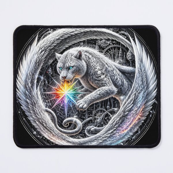 Item preview, Guardians of the Light: Star Leopard in the Cosmic Circle designed and sold by KunstGeist.