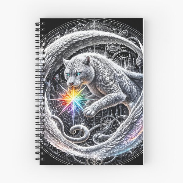 Item preview, Guardians of the Light: Star Leopard in the Cosmic Circle designed and sold by KunstGeist.
