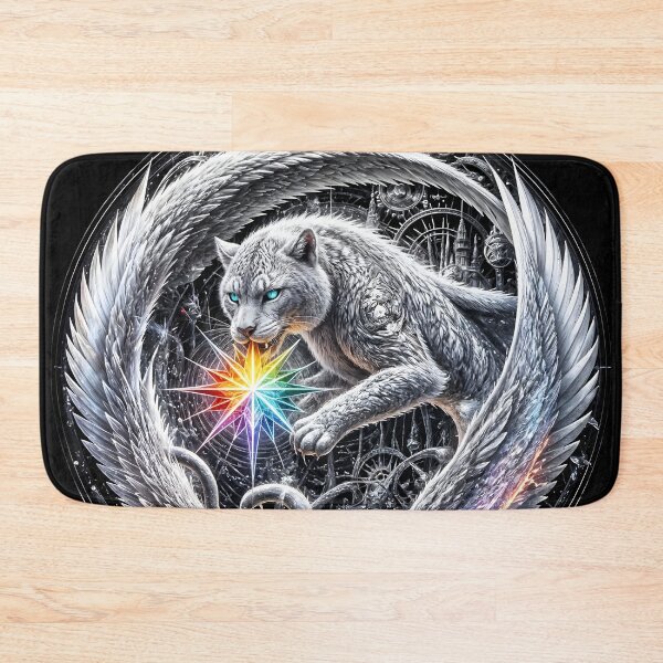 Item preview, Guardians of the Light: Star Leopard in the Cosmic Circle designed and sold by KunstGeist.