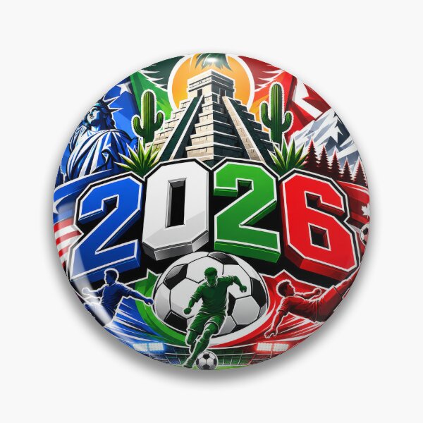 Item preview, Experience football this 2026! Let's celebrate the worldwide event taking place in the USA, also in Mexico and Canada (Ver. D16) designed and sold by ImagineThisOne.