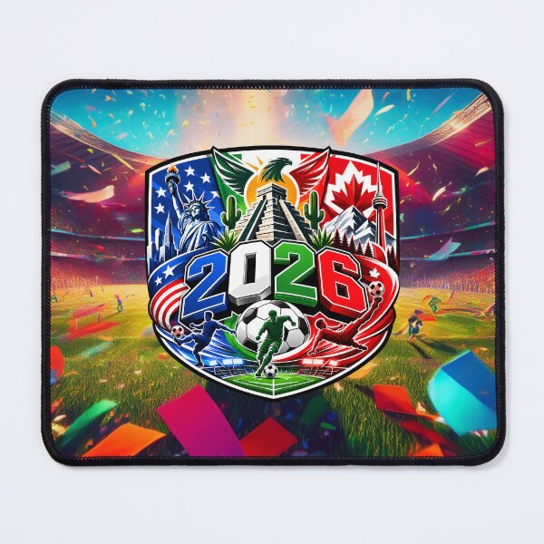 Item preview, Experience football this 2026! Let's celebrate the worldwide event taking place in the USA, also in Mexico and Canada (Ver. D16) designed and sold by ImagineThisOne.