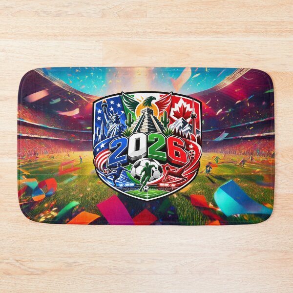 Item preview, Experience football this 2026! Let's celebrate the worldwide event taking place in the USA, also in Mexico and Canada (Ver. D16) designed and sold by ImagineThisOne.