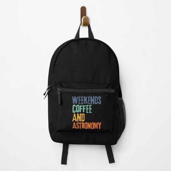 Item preview, Funny Retro Weekends Coffee and Astronomy designed and sold by WeirdlyRare.