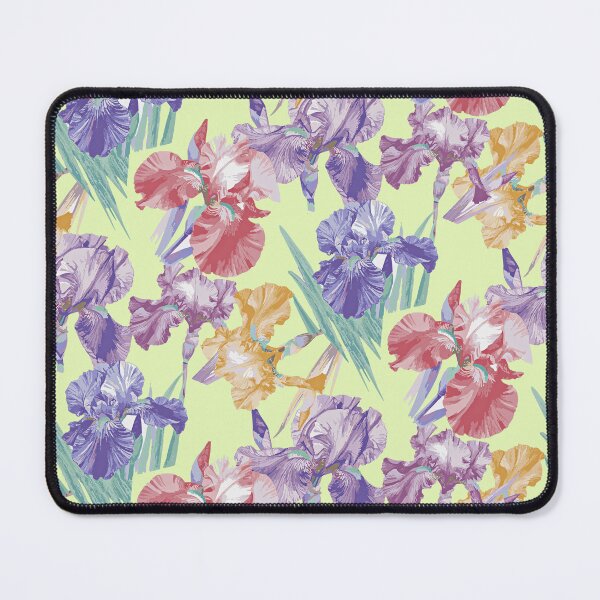 Item preview, bouquet of irises violet and red, pattern designed and sold by Mevissart.