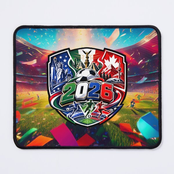 Item preview, Experience football this 2026! Let's celebrate the worldwide event taking place in the USA, also in Mexico and Canada (Ver. D15) designed and sold by ImagineThisOne.