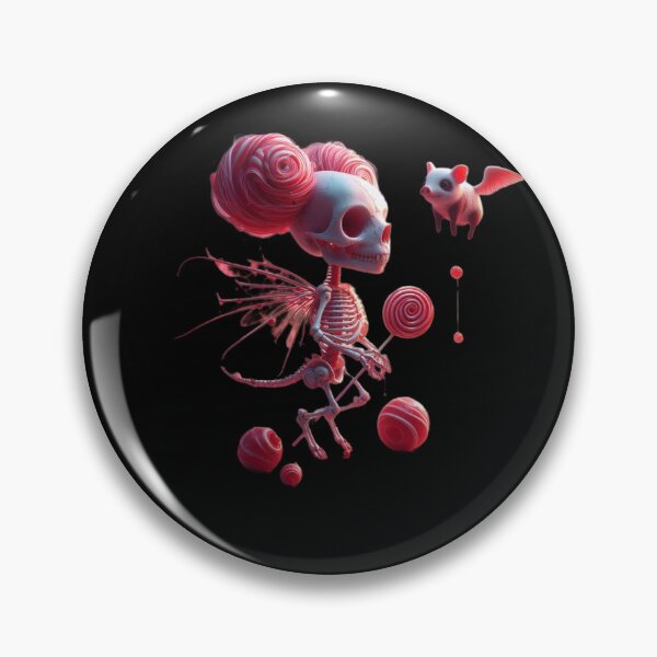 Item preview, Candy Cane Skeleton Fairy and Winged Piglet designed and sold by LujziWorld.