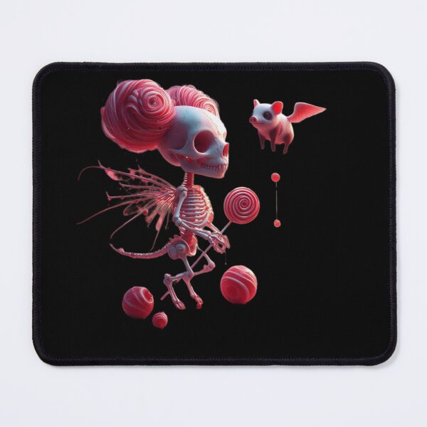 Item preview, Candy Cane Skeleton Fairy and Winged Piglet designed and sold by LujziWorld.